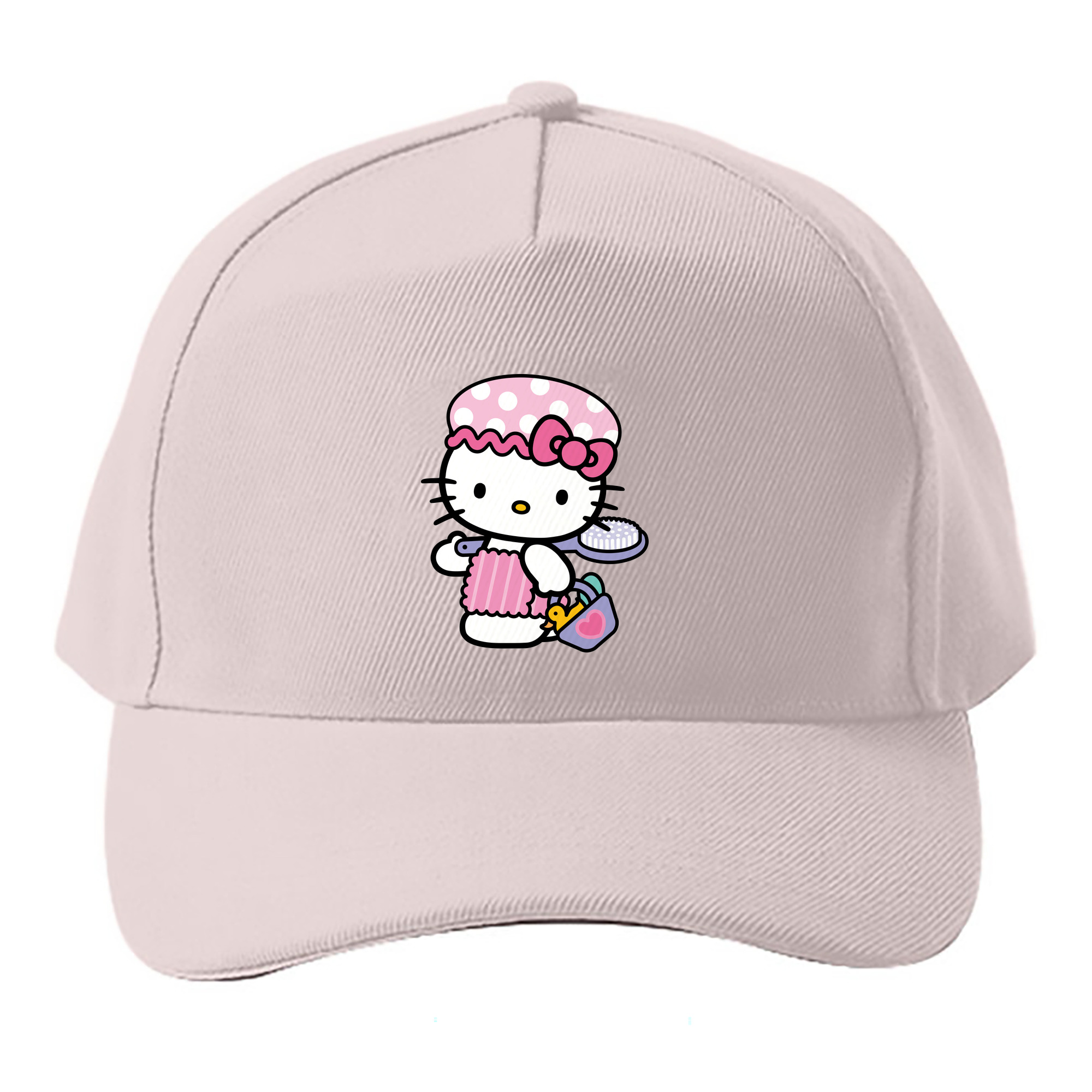 （画像用） Hello Kitty ハローキティ ベースボールキャップ 綿100％ 男女兼用 帽子 スポーツ